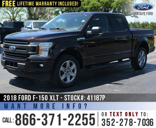 2018 FORD F150 XLT 4WD Touchscreen - Camera - Cruise Control for sale in Alachua, FL – photo 3