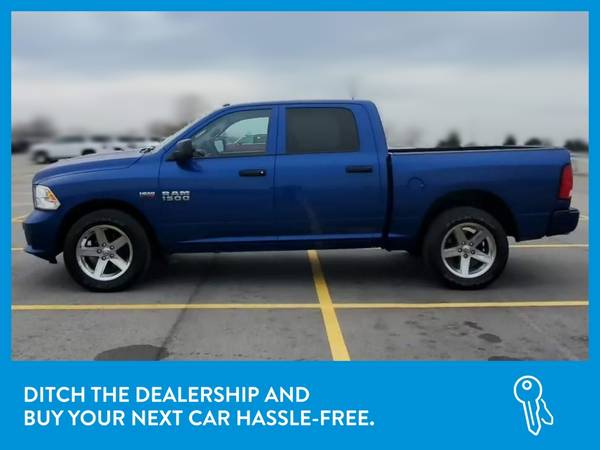 2017 Ram 1500 Crew Cab Tradesman Pickup 4D 5 1/2 ft pickup Blue for sale in Ocean City, MD – photo 4