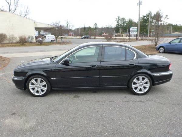2003 JAGUAR X-TYPE ALL WHEEL DRIVE BLACK ON BLACK LOADED VERY... for sale in Milford, ME – photo 2
