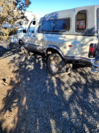 1987 F350 Dually w/canopy - cars & trucks - by owner - vehicle... for sale in Powell Butte, OR – photo 3