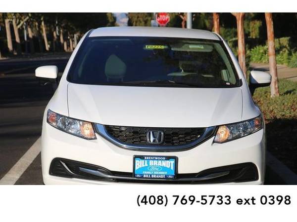 2015 Honda Civic sedan SE 4D Sedan (White) for sale in Brentwood, CA – photo 7