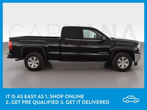 2018 GMC Sierra 1500 Double Cab SLE Pickup 4D 6 1/2 ft pickup Black for sale in New Haven, CT – photo 10