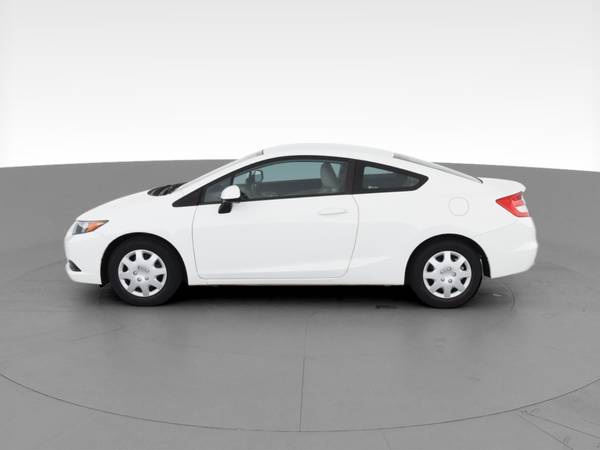 2012 Honda Civic LX Coupe 2D coupe White - FINANCE ONLINE - cars &... for sale in irving, TX – photo 5