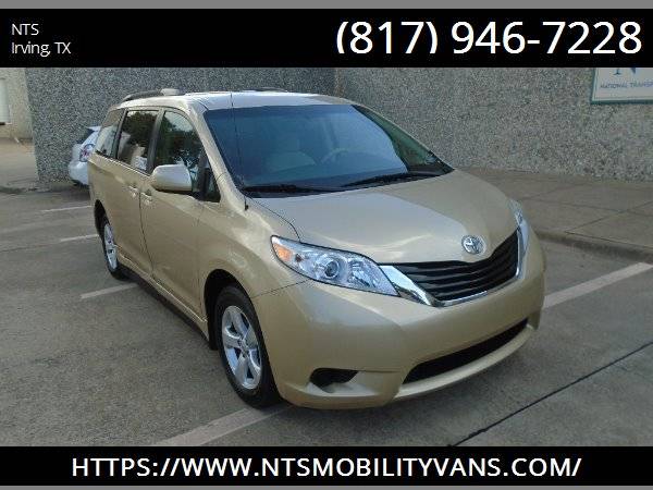 2012 TOYOTA SIENNA MOBILITY HANDICAPPED WHEELCHAIR POWER RAMP VAN for sale in Irving, LA – photo 3
