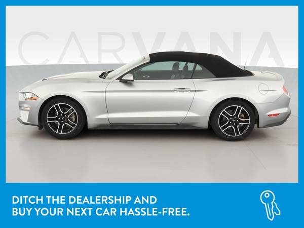 2020 Ford Mustang EcoBoost Convertible 2D Convertible Silver for sale in Salina, KS – photo 4