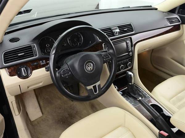 2013 VW Volkswagen Passat TDI SEL Premium Sedan 4D sedan Black - for sale in Atlanta, NC – photo 2