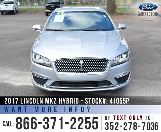 2017 Lincoln MKZ Hybrid Select Remote Start - Bluetooth for sale in Alachua, GA – photo 2
