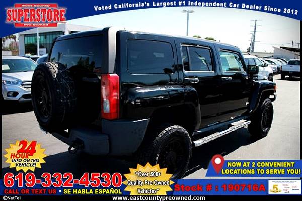 2006 HUMMER H3 Four Wheel Drive -EZ FINANCING-LOW DOWN! for sale in El Cajon, CA – photo 2