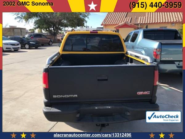 2002 GMC Sonoma Crew Cab 123" WB 4WD SLS *Best Prices In Town* -... for sale in El Paso, TX – photo 6