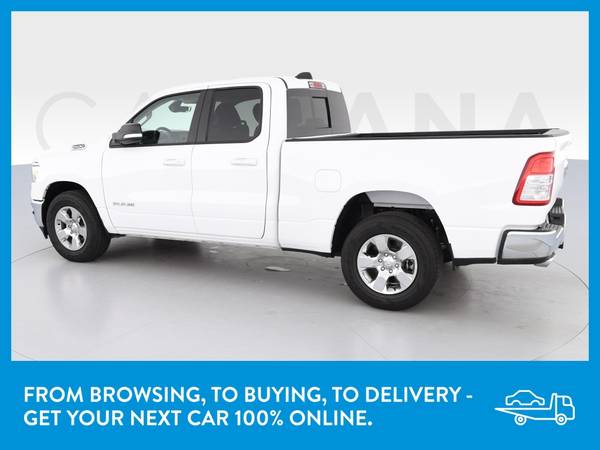 2020 Ram 1500 Quad Cab Big Horn Pickup 4D 6 1/3 ft pickup White for sale in Long Beach, CA – photo 5