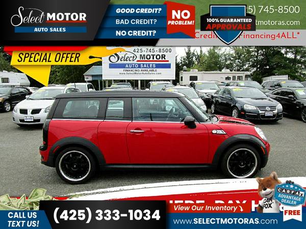 2008 Mini Cooper Clubman S 3dr 3 dr 3-dr Wagon FOR ONLY 147/mo! for sale in Lynnwood, WA – photo 3