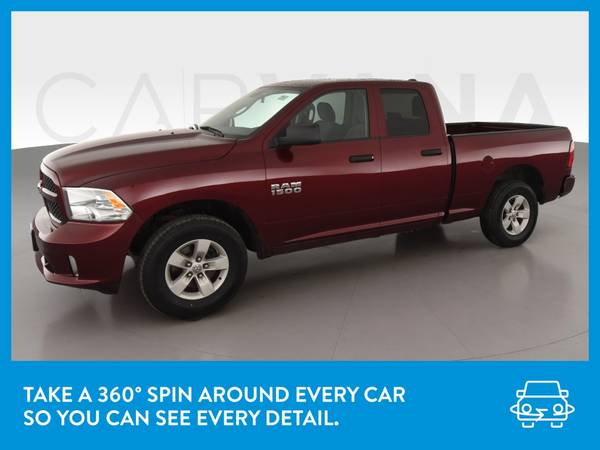 2017 Ram 1500 Quad Cab Tradesman Pickup 4D 6 1/3 ft pickup Red for sale in Hartford, CT – photo 3