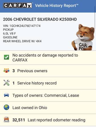 06 Chevy Silverado 2500HD 4X4-Runs 100 32K Miles/Super Deal - cars for sale in Boardman, OH – photo 17