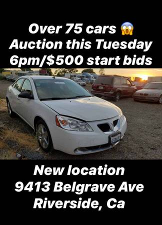 Auction THIS Tuesday@6pm(75 vehicles)No license needed/Bids start at... for sale in Riverside, CA – photo 7