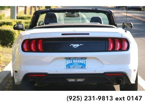 2018 Ford Mustang convertible EcoBoost Premium 2D Convertible (White) for sale in Brentwood, CA – photo 10