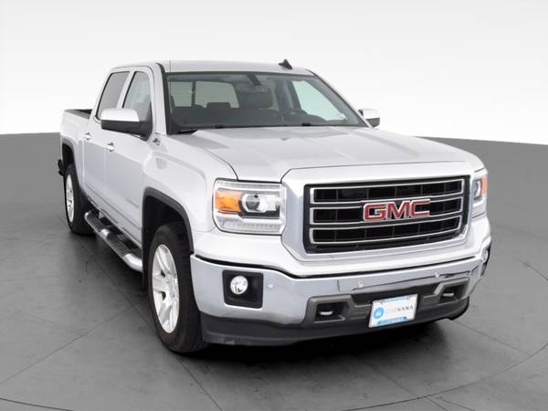 2015 GMC Sierra 1500 Crew Cab SLT Pickup 4D 5 3/4 ft pickup Silver -... for sale in Fresh Meadows, NY – photo 16