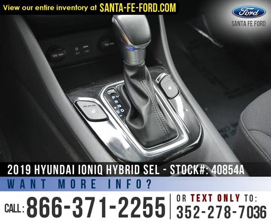 2019 Hyundai Ioniq Hybrid SEL Camera - Cruise - Push To for sale in Alachua, FL – photo 18