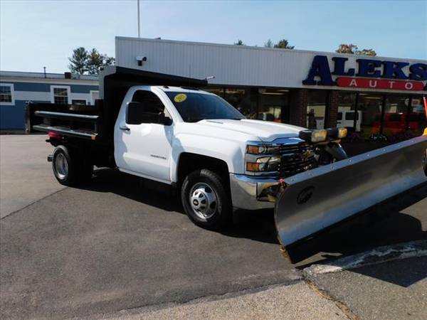 2015 Chevrolet Chevy Silverado 3500HD Dump Body Plow Trucks - cars &... for sale in Salem, NH, VT – photo 2