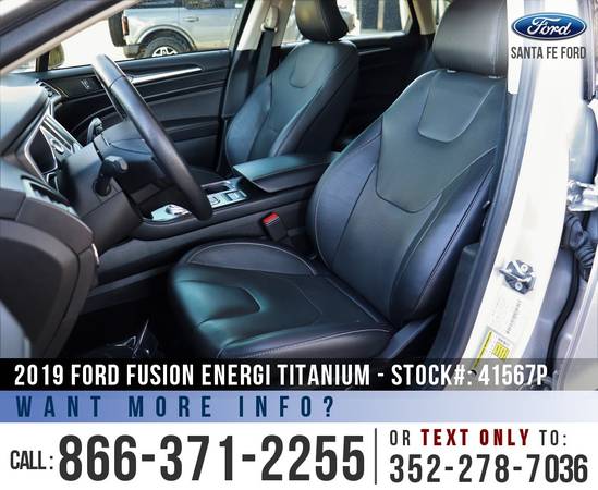 2019 Ford Fusion Energi Titanium Leather Seats - Sunroof for sale in Alachua, FL – photo 12