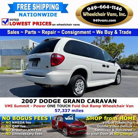 2007 Dodge Grand Caravan SE Wheelchair Van VMI Northstar - Power In for sale in LAGUNA HILLS, AZ – photo 5