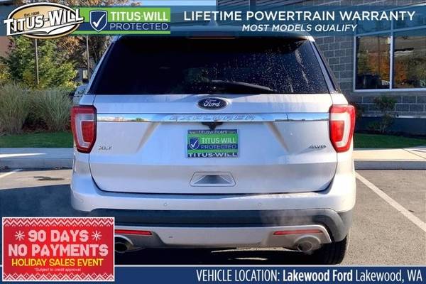 2017 Ford Explorer 4x4 4WD XLT SUV - cars & trucks - by dealer -... for sale in Lakewood, WA – photo 3