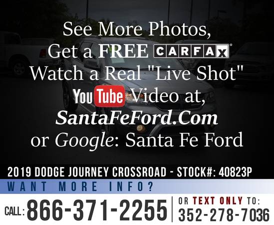 2019 DODGE JOURNEY CROSSROAD *** Camera, Touch Screen *** - cars &... for sale in Alachua, FL – photo 23