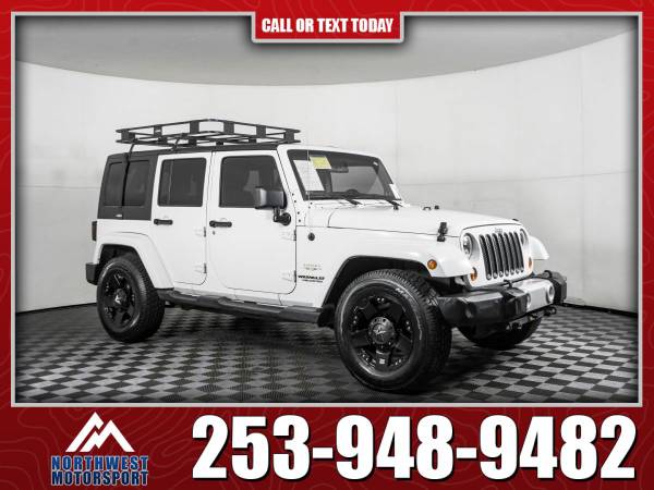 2012 Jeep Wrangler Unlimited Sahara 4x4 - - by for sale in PUYALLUP, WA
