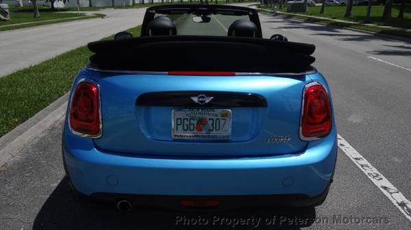 2018 *MINI* *Cooper Convertible* Electric Blue Metallic - cars &... for sale in West Palm Beach, FL – photo 4