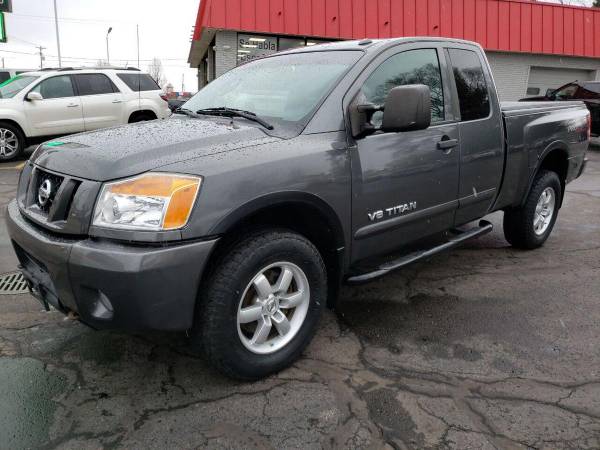 2010 Nissan Titan PRO 4X 4x4 4dr King Cab SWB Pickup - ALL TYPES OF for sale in Grand Rapids, MI – photo 2