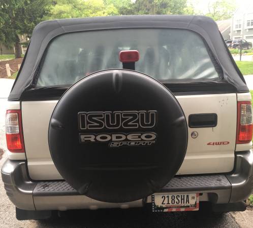 RARE Isuzu Rodeo Sport 4WD CONVERTIBLE Amigo LOW Miles - cars &... for sale in Indianapolis, IN – photo 9