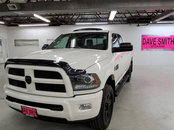 2017 Ram 3500 Laramie 4 Door Cab; Crew; Short Bed White for sale in Spokane Valley, WA – photo 2