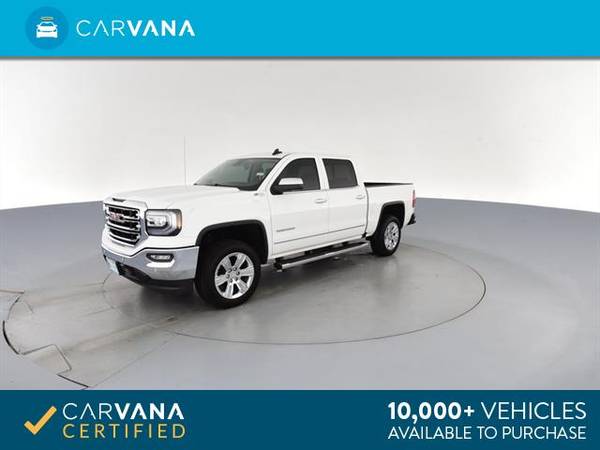 2018 GMC Sierra 1500 Crew Cab SLT Pickup 4D 5 3/4 ft pickup White - for sale in Knoxville, TN – photo 6