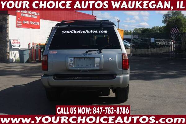 2001 *INFINITI *QX4* 4WD LEATHER SUNROOF TOW ALLOY GOOD TIRES 225533 for sale in WAUKEGAN, IL – photo 5