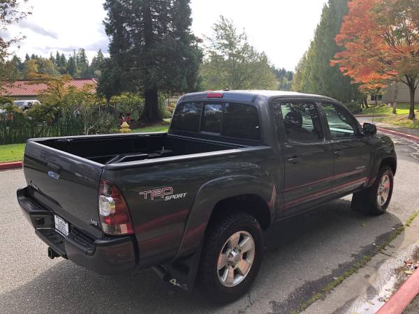 2011 Toyota Tacoma Double Cab SR5 TRD Sport 4WD --1 owner, Clean title for sale in Kirkland, WA – photo 5