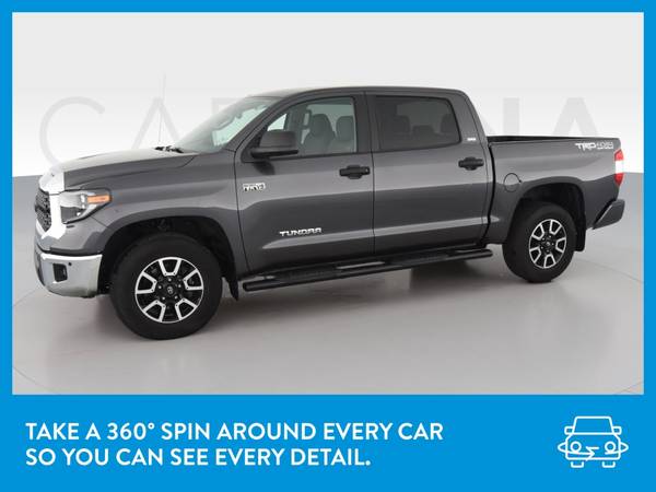 2019 Toyota Tundra CrewMax TRD Pro Pickup 4D 5 1/2 ft pickup Gray for sale in Mansfield, OH – photo 3