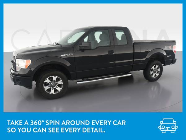 2014 Ford F150 Super Cab STX Pickup 4D 6 1/2 ft pickup Black for sale in Collinsville, CT – photo 3