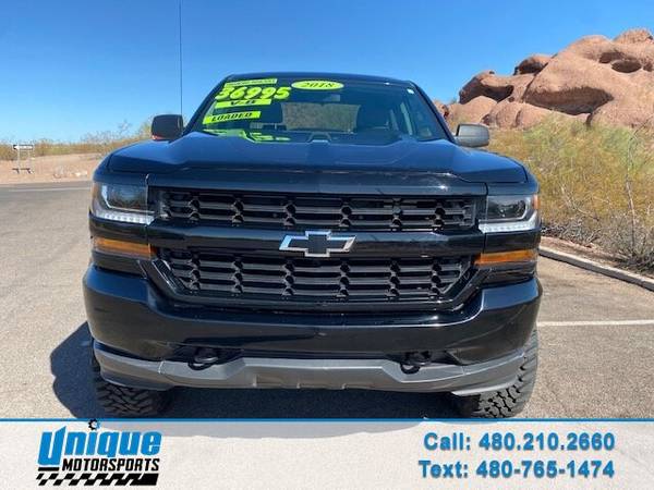 2018 CHEVROLET SILVERADO 1500LT TRUCK ~ LIFTED! LOW MILES! EASY FINA... for sale in Tempe, AZ – photo 2