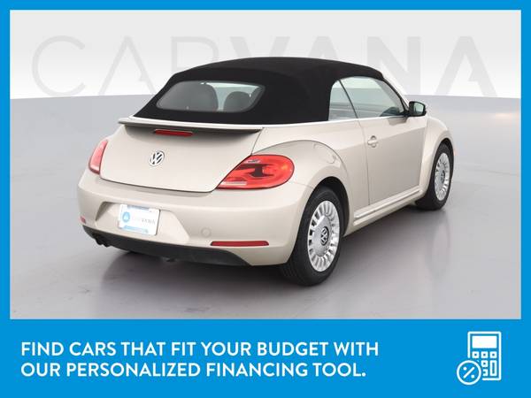 2013 VW Volkswagen Beetle 2 5L Convertible 2D Convertible Beige for sale in Kingston, NY – photo 8