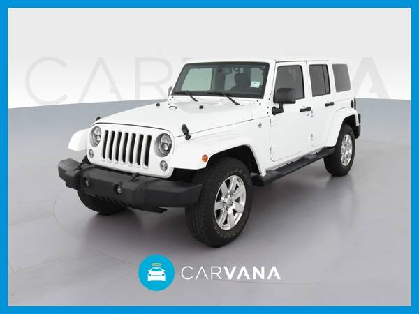 2016 Jeep Wrangler Unlimited Sahara Sport Utility 4D suv White for sale in Lancaster, PA