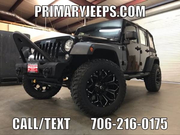 2014 Jeep Wrangler Unlimited IN HOUSE FINANCE - FREE SHIPPING - cars... for sale in DAWSONVILLE, AL – photo 2