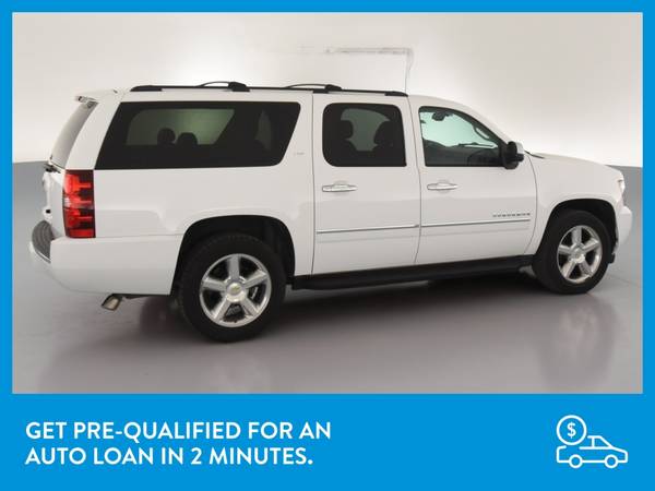 2014 Chevy Chevrolet Suburban 1500 LTZ Sport Utility 4D suv White for sale in New Haven, CT – photo 9