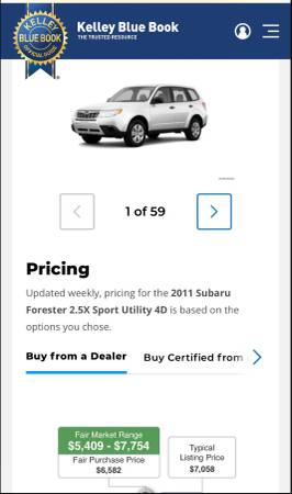 2011 2 5X All Wheel Drive Subaru Forester for sale in Silver Spring, District Of Columbia – photo 2