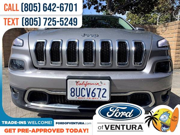 349/mo - 2015 Jeep Cherokee Limited - - by dealer for sale in Ventura, CA – photo 3