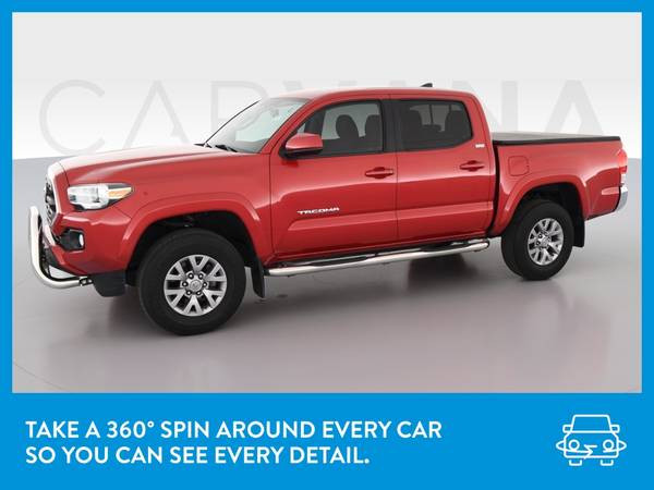 2016 Toyota Tacoma Double Cab SR5 Pickup 4D 5 ft pickup Red for sale in Macon, GA – photo 3
