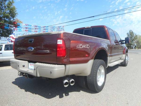 2008 FORD F450 KING RANCH CREWCAB 4X4 DUALLY DIESEL *NEW MOTOR* for sale in Anderson, CA – photo 8