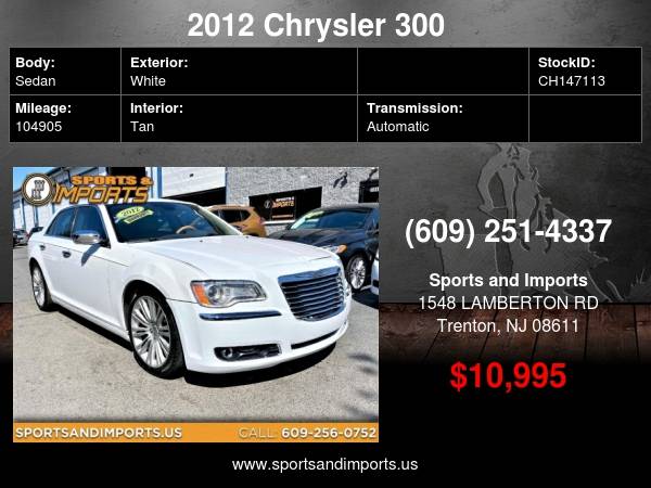 2012 Chrysler 300 4dr Sdn V8 300C RWD - cars & trucks - by dealer -... for sale in Trenton, NJ – photo 2