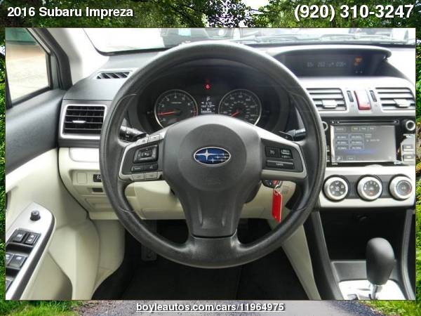 2016 Subaru Impreza 2.0i Premium AWD 4dr Sedan with for sale in Appleton, WI – photo 9