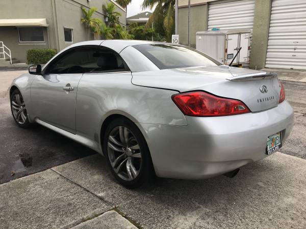 2009 INFINITI G37 CONVERTIBLE - cars & trucks - by owner - vehicle... for sale in North Miami , FL – photo 3