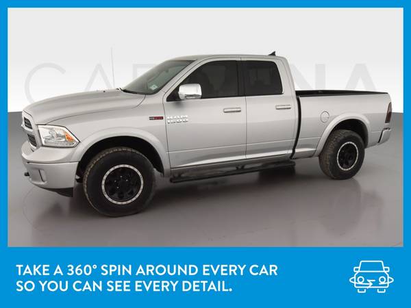2014 Ram 1500 Quad Cab Laramie Pickup 4D 6 1/3 ft pickup Silver for sale in Chattanooga, TN – photo 3