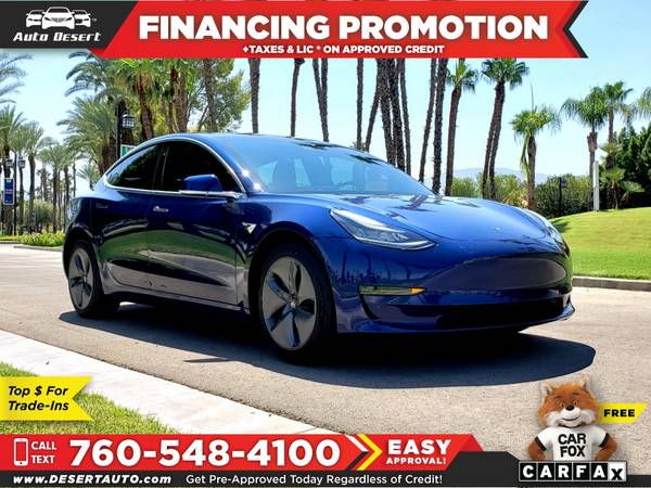 2018 Tesla Model 3 Mid Range Battery Only $591/mo! Easy Financing! -... for sale in Palm Desert , CA – photo 6